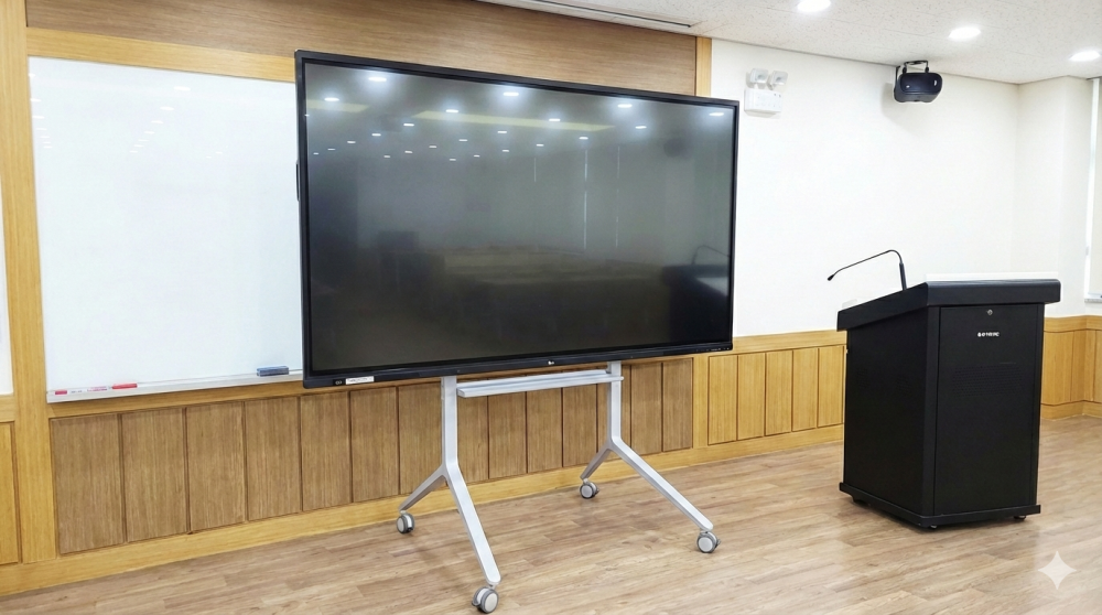 [지역협동] 2026 신도리코 지원 어르신 디지털 교육 환경 개선 ‘LG 전자칠판 스마트보드’ 설치